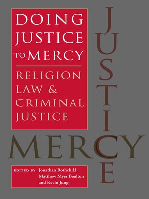 cover image of Doing Justice to Mercy